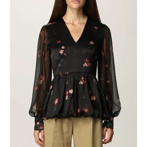 MaxMara 100% silk blouse NWT